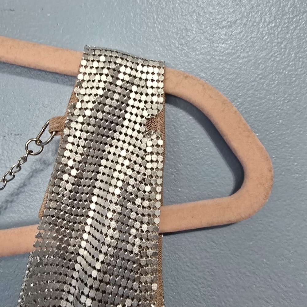 NBD Ginny Chainmail Mini Silver Dress XXS/S - Picture 4 of 9